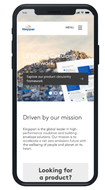 Kingspan Group Site (mobile) Kingspan Group Site (mobile)