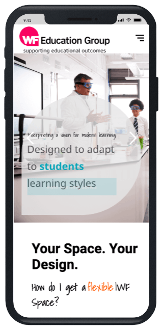 WF Education mobile view WF Education mobile view